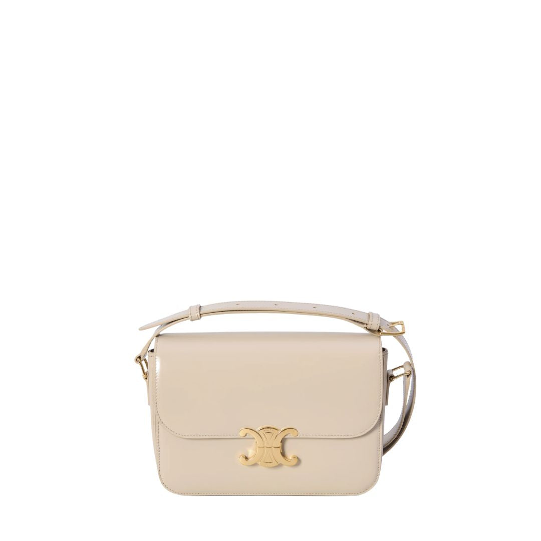 Celine Triomphe Bag – Beige Calfskin